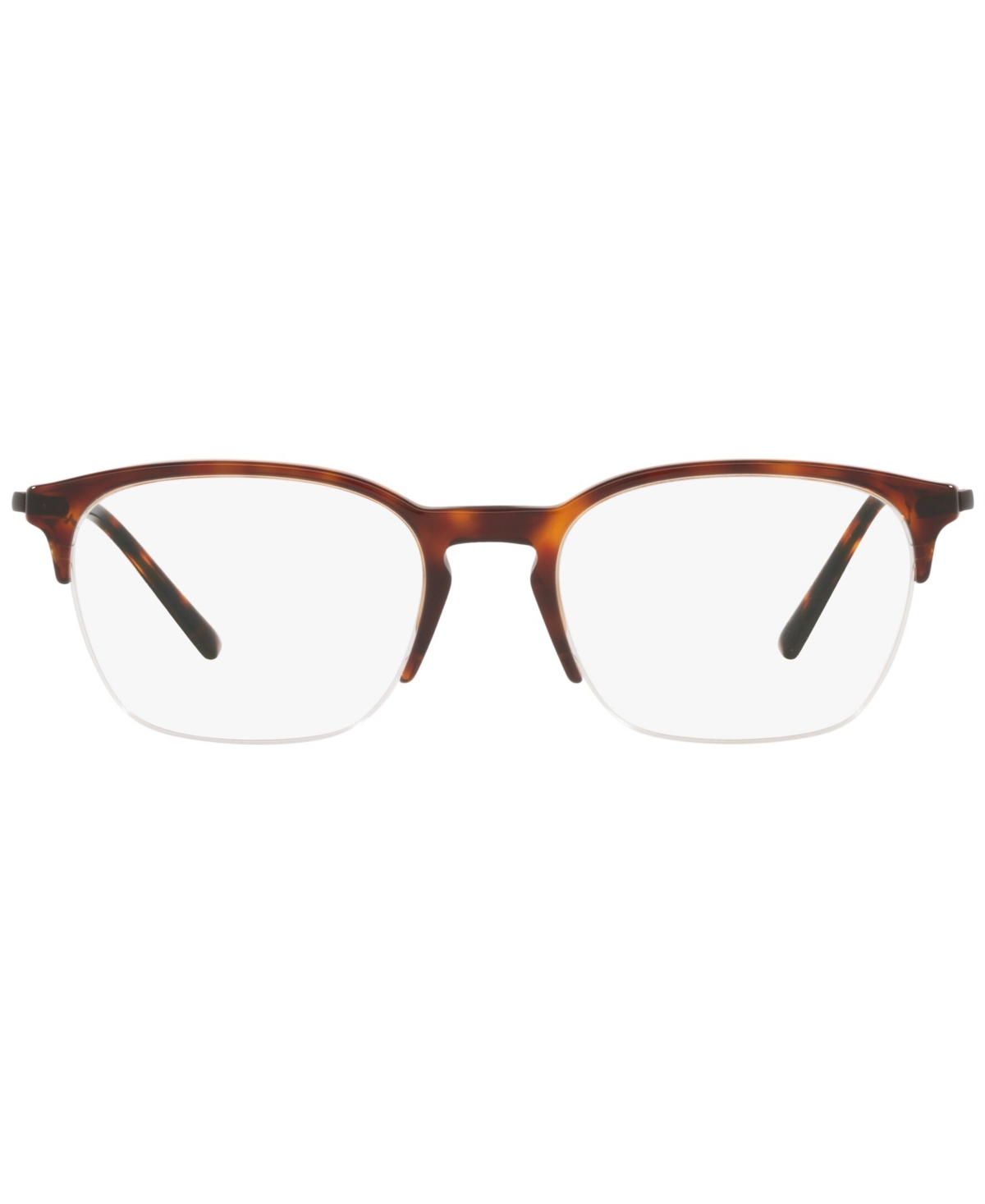 Giorgio Armani Ar7210 Men's Phantos Eyeglasses In Red Havana