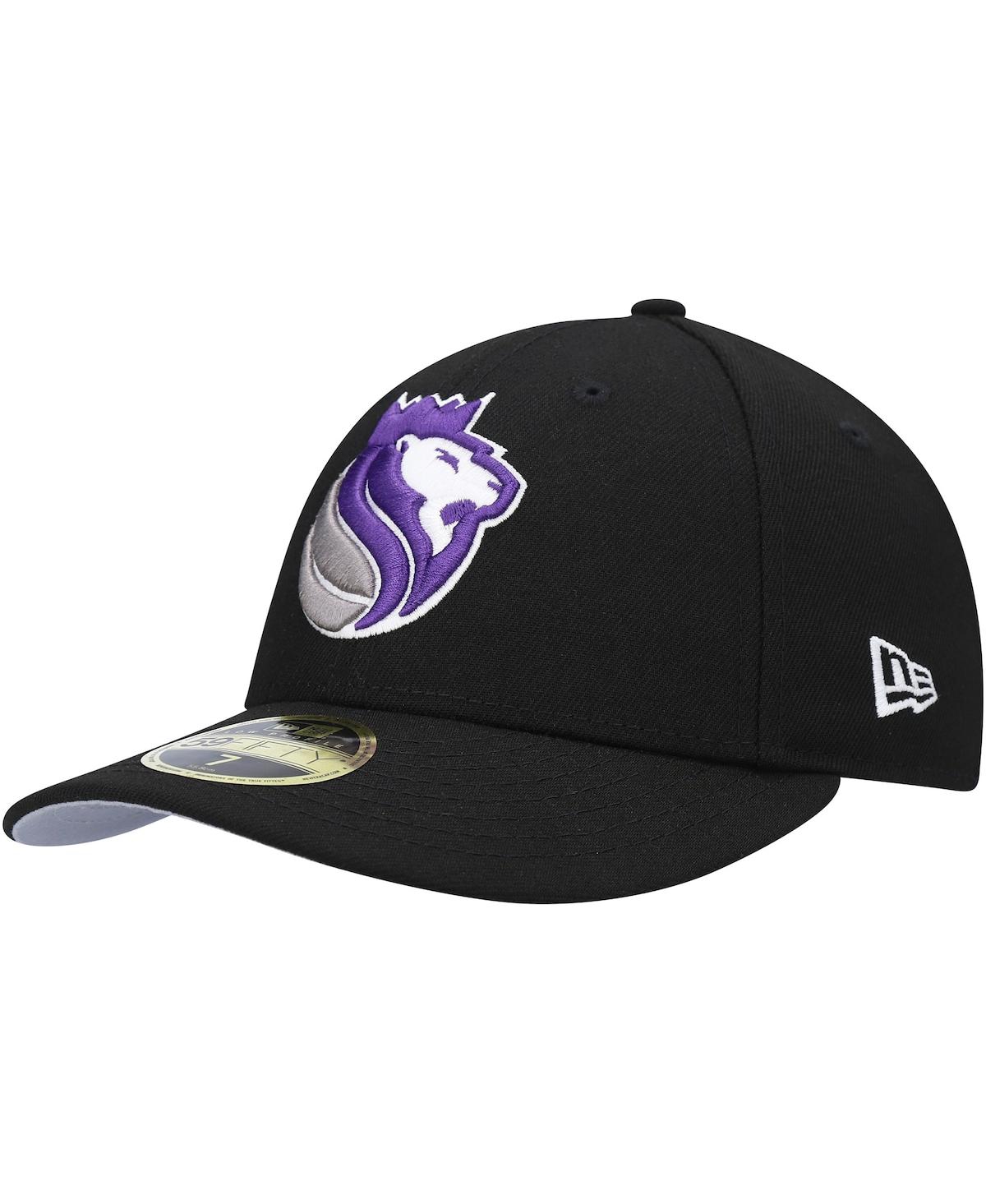 Men's Black Sacramento Kings Team Low Profile 59FIFTY Fitted Hat - Black