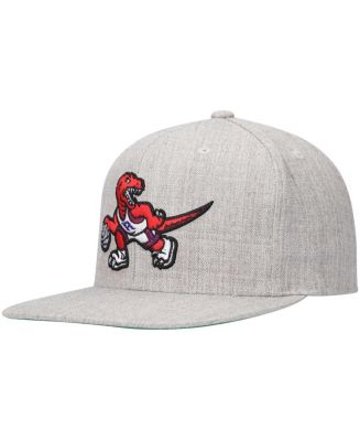 Men's Heathered Gray Toronto Raptors Hardwood Classics Team Logo ...