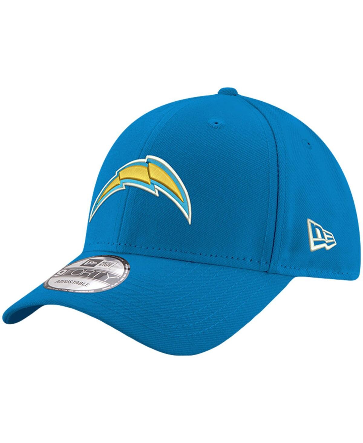 NEW ERA BIG BOYS POWDER BLUE LOS ANGELES CHARGERS LEAGUE 9FORTY ADJUSTABLE HAT