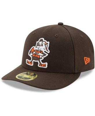 New Era Men's Brown Cleveland Browns Brownie Omaha Throwback Low ...