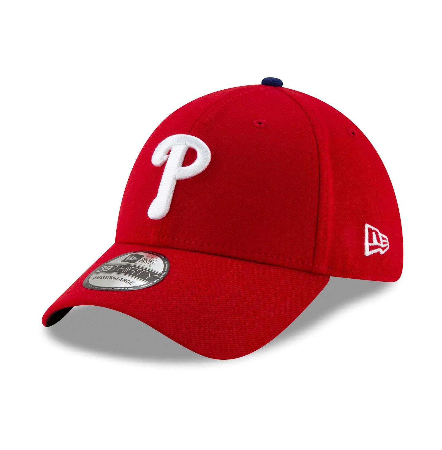Мужская кепка New Era Red Philadelphia Phillies Game Team Classic 39Thirty Flex Hat — фото 2