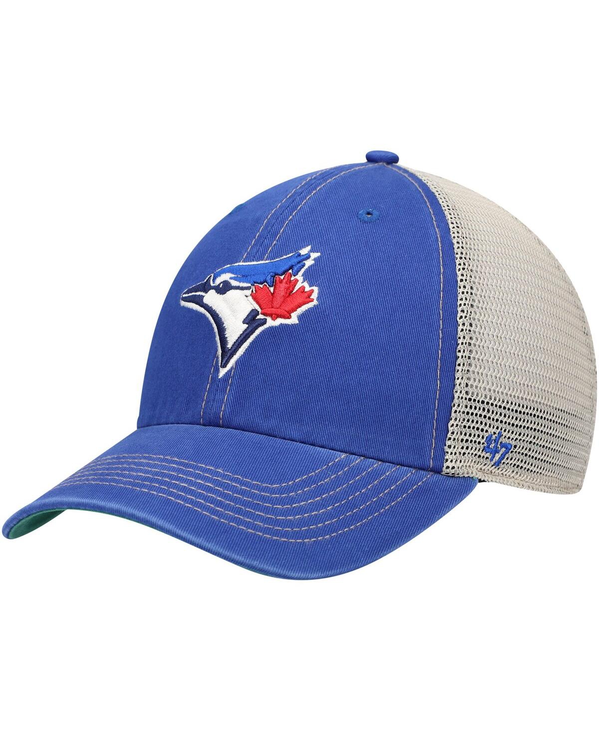 Men'sToronto Blue Jays Trawler Clean Up Trucker Snapback Hat - Royal