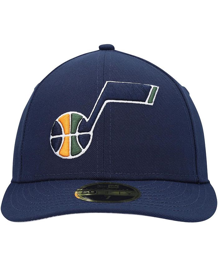 New Era Men's Navy Utah Jazz Team Low Profile 59FIFTY Fitted Hat ...