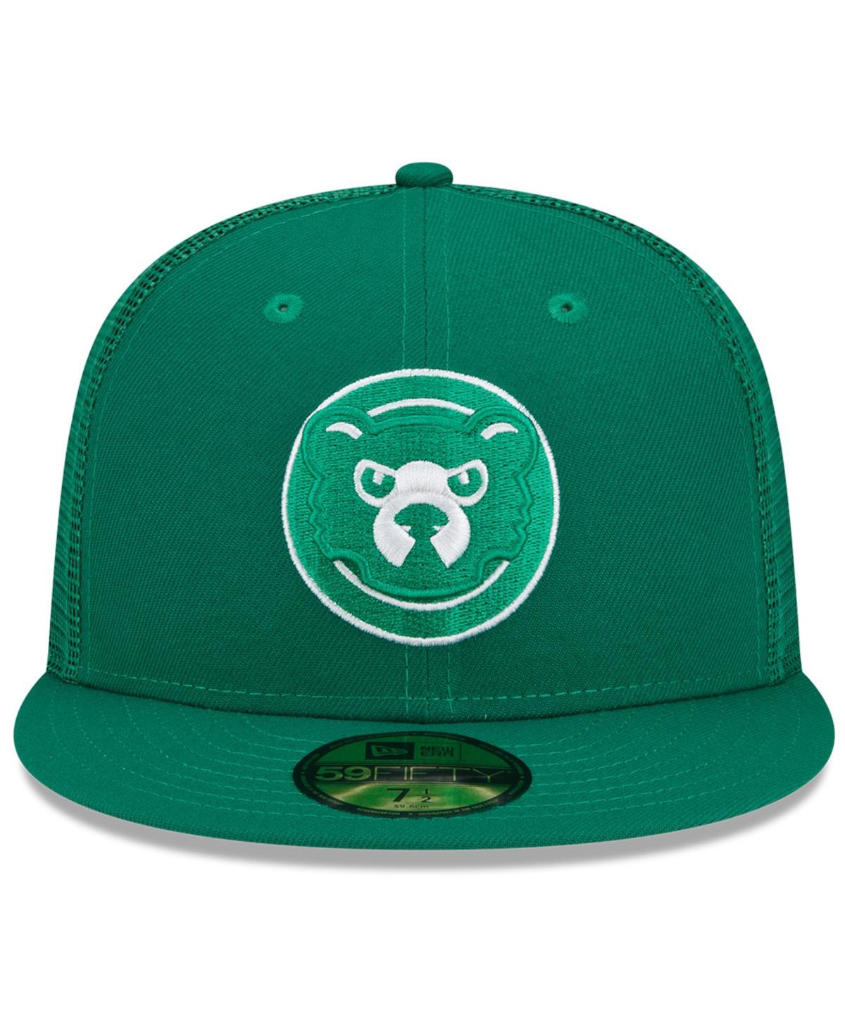 Men'sChicago Cubs 2022 St. Patrick's Day On-Field 59Fifty Fitted Hat - Green
