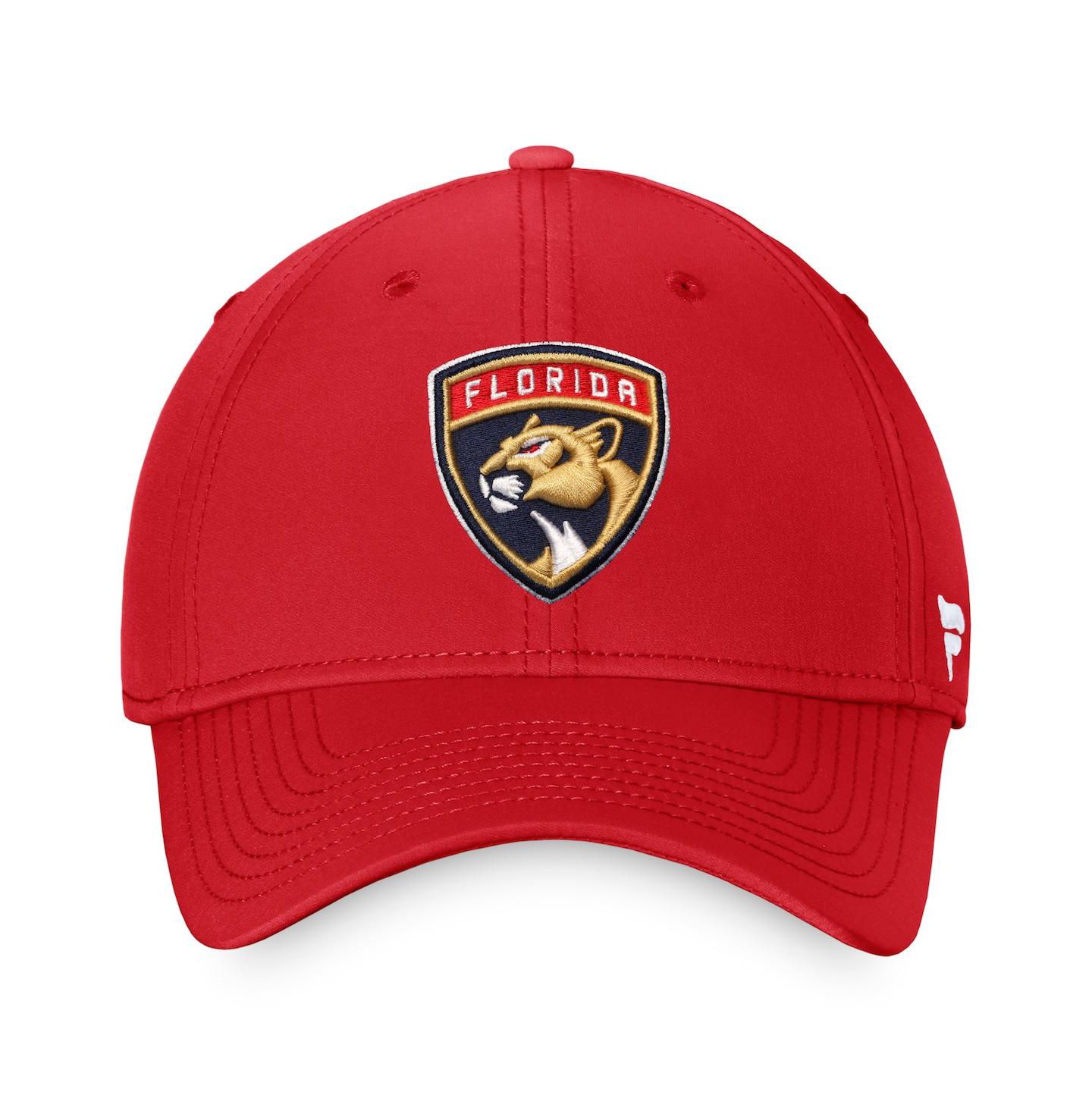 Мужская кепка Fanatics Red Florida Panthers Core Primary Logo Flex Hat — фото 3