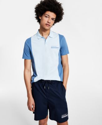 A|X Armani Exchange Men's Colorblocked Polo Shirt, created for Macy's ...