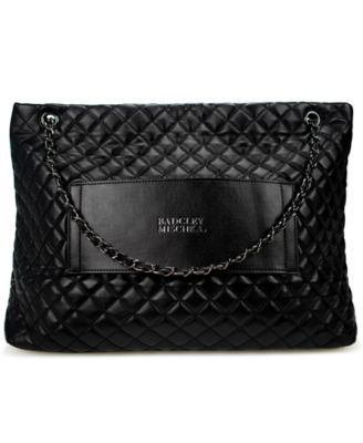 Diana Faux Leather Tote Weekender Travel Bag