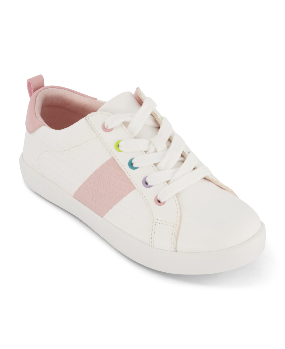 KENNETH COLE NEW YORK BIG GIRLS LOGO LACE UP SNEAKERS