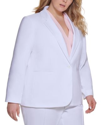 calvin klein blazers plus size