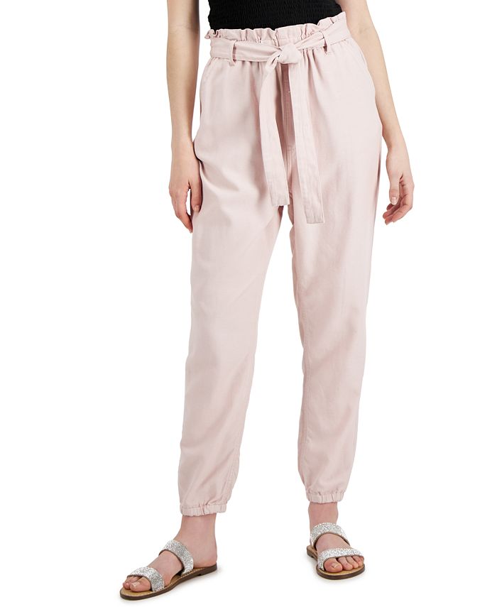 Paperbag waist joggers clearance
