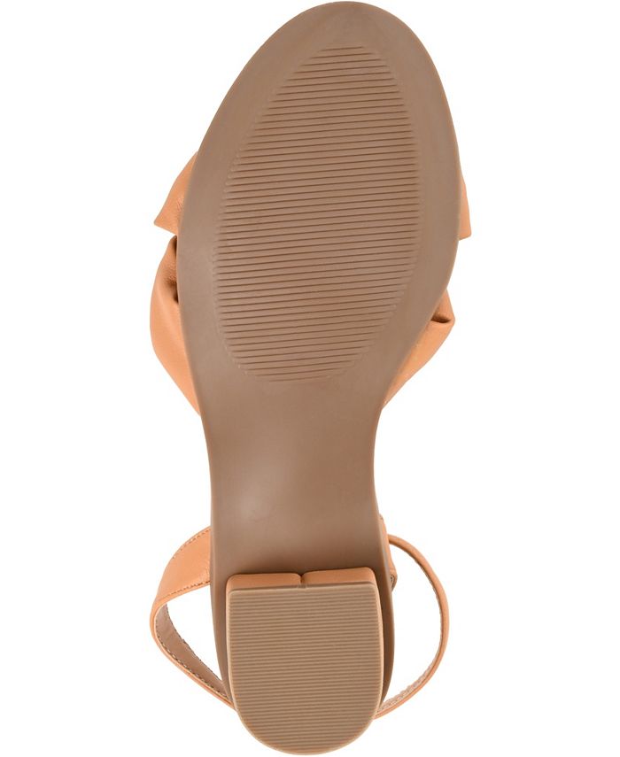 Journee Collection Women's Edythe Knotted Sandals Macy's
