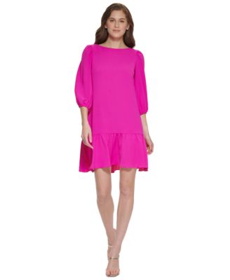 dkny raspberry dress