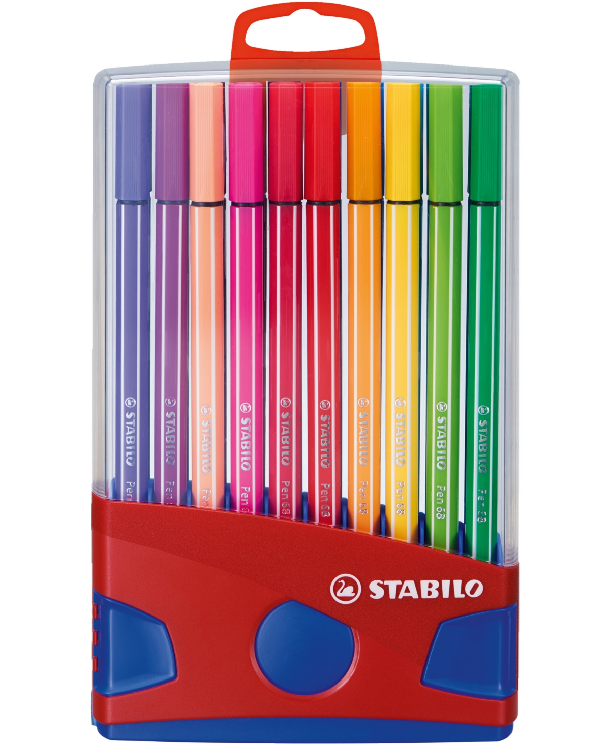Pen 68 Color Parade Marker Set, 10-Colors, Hang Tag Package