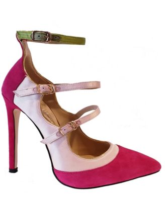 Pink Macy's Red High Heel Shoes THINGS II COME Women's