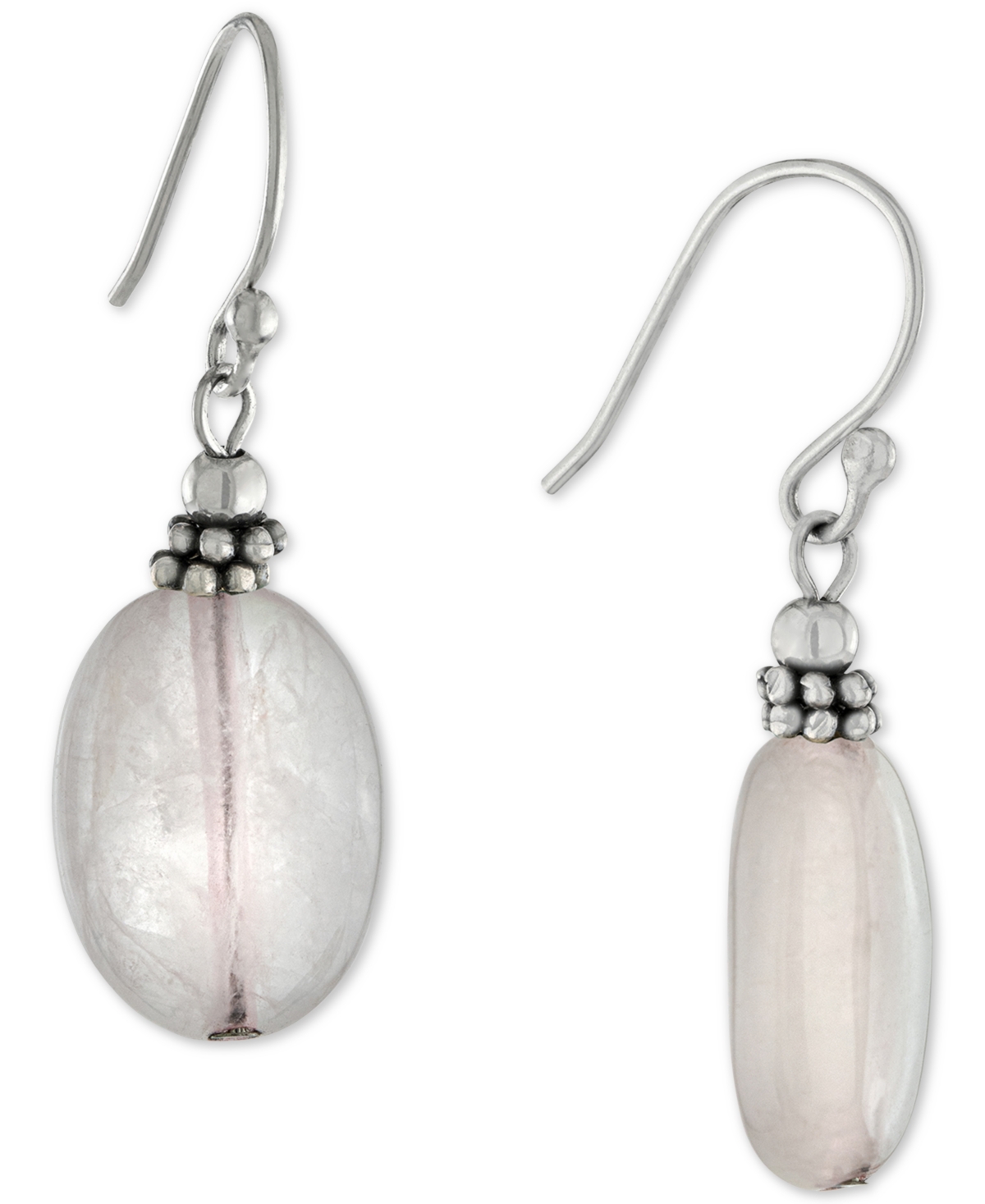 Giani Bernini Amethyst Drop Earrings (11 Ct. T.w.) In Sterling Silver, (also In Turquoise, Sodalite, Rose Quartz, In Rose Quartz