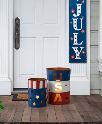 Patriotic Lantern, Set of 2