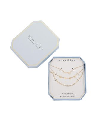 14K Gold Flash-Plated Cubic Zirconia Mama Layered Pendant Necklaces