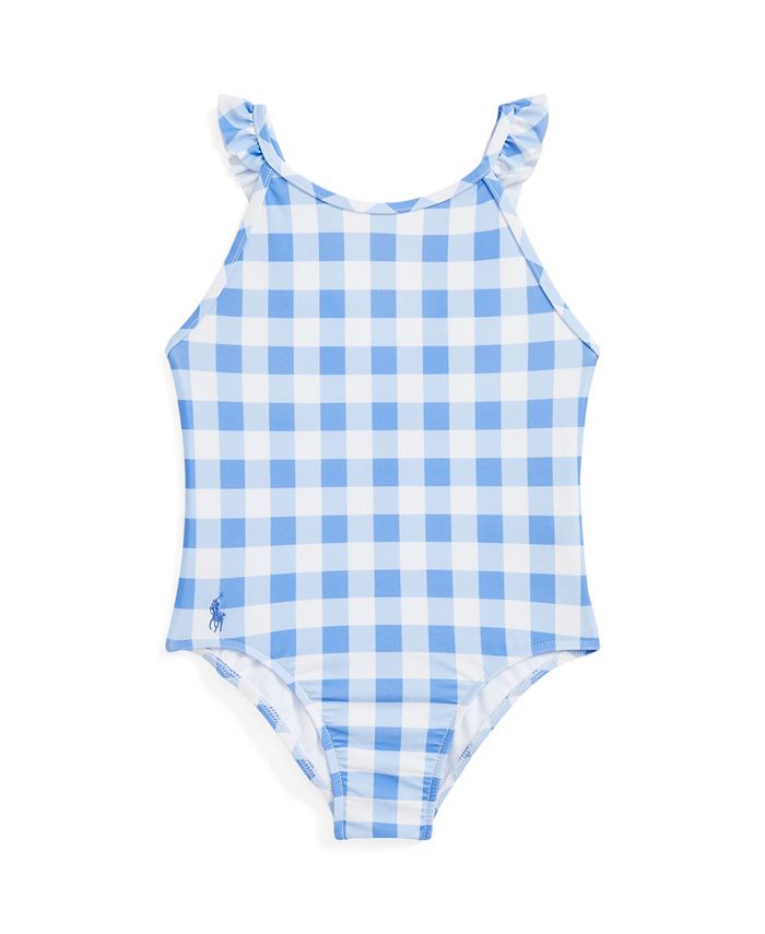Polo Ralph Lauren Baby Girls Gingham One Piece Swimsuit Macy s