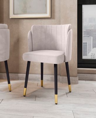 Zephyr Velvet Upholstered Dining Chair