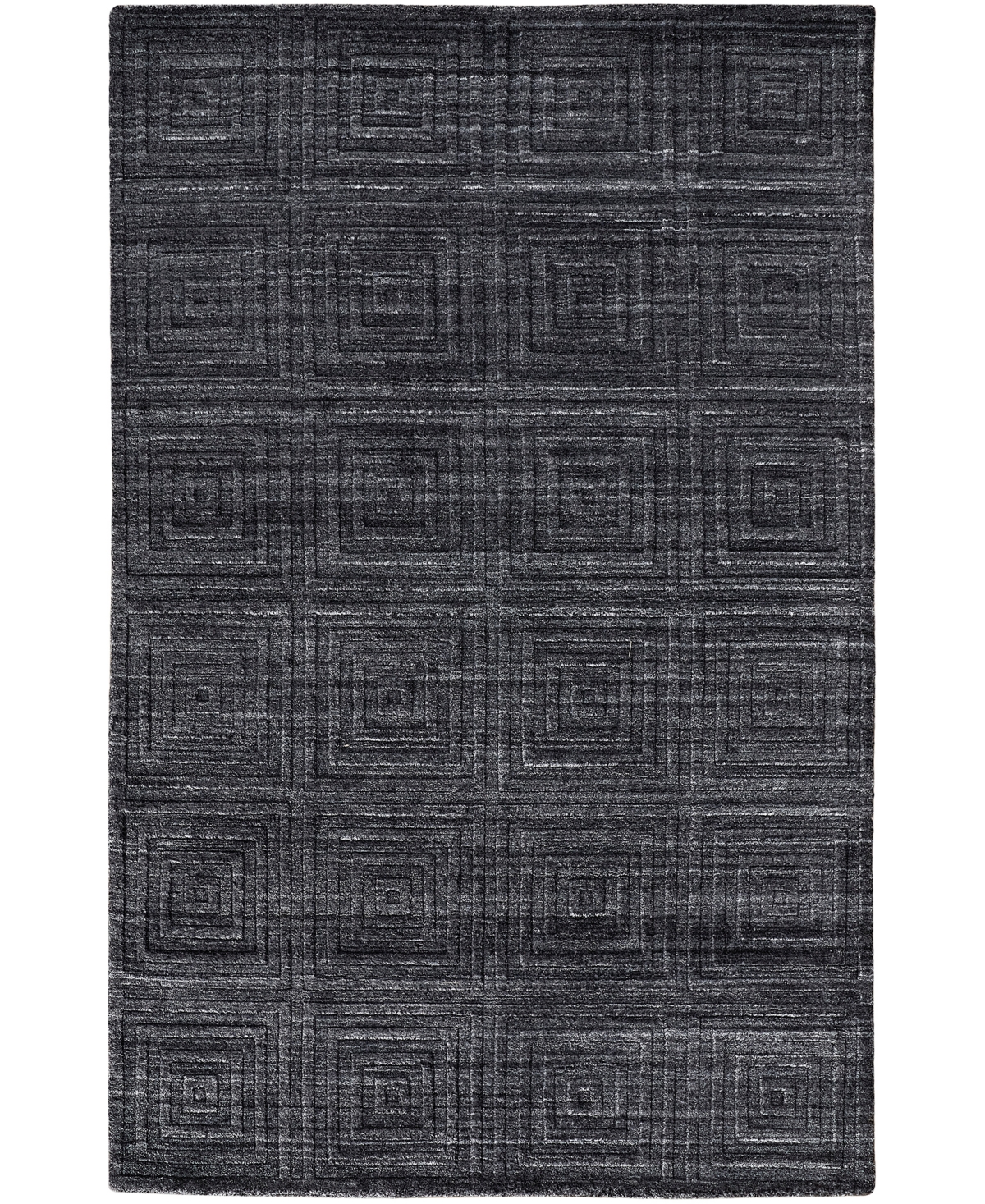 Feizy Hopper HOP8670 3'6in x 5'6in Area Rug - Charcoal