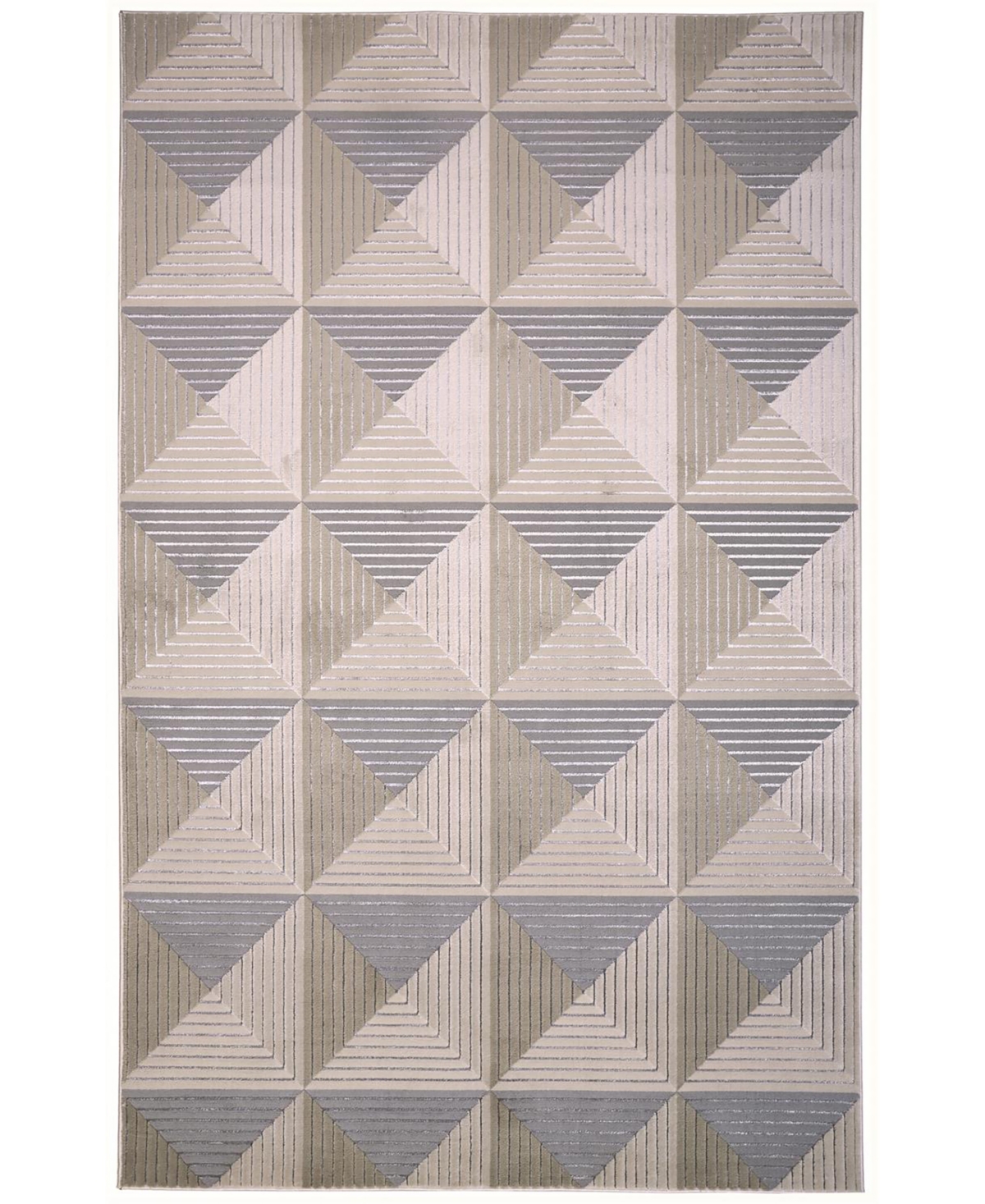 Feizy Snyder SNY3044 5' x 8' Area Rug - Gray