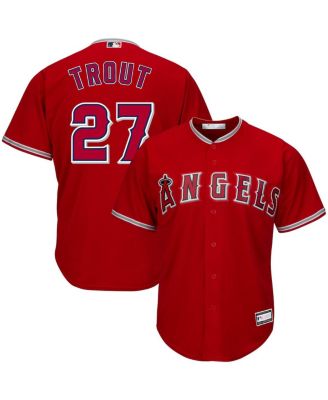 Nike Men's Mike Trout Los Angeles Angels Official Player Replica Jersey -  Macy's