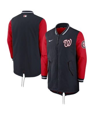 Nike Baseball (MLB Washington Nationals) Men's 3/4-Sleeve Pullover Hoodie