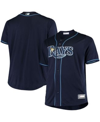 Profile Men's Navy Tampa Bay Rays Big and Tall Replica Alternate Team ...