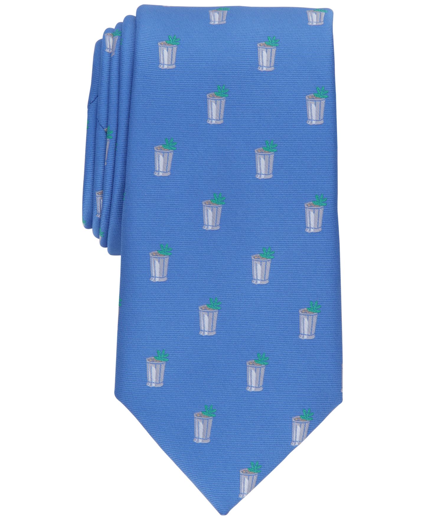 Мужской галстук Club Room Mint Julep Tie, цвет: Королевский синий — фото 1