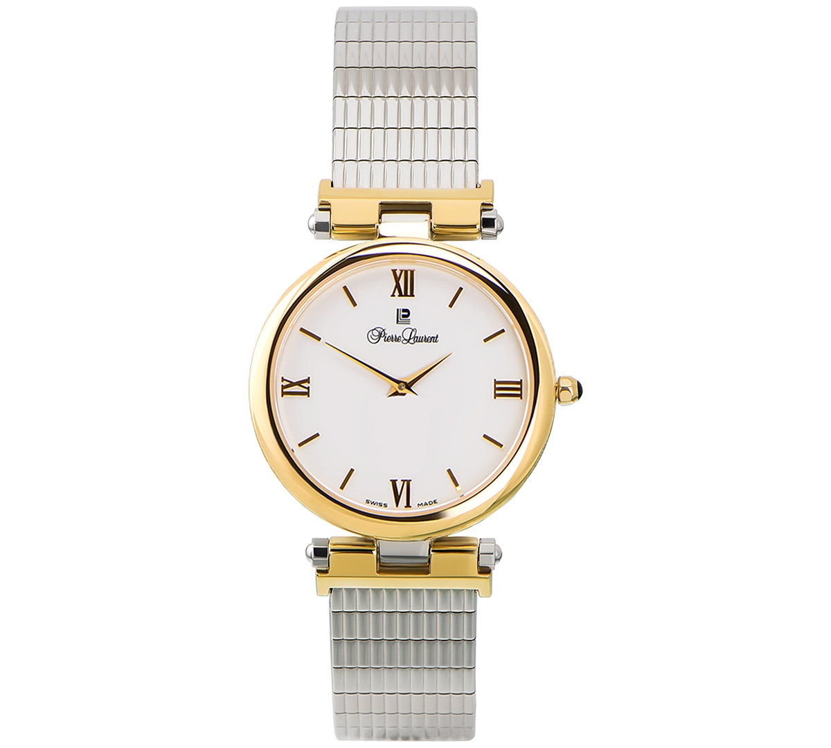 Women's Swiss Stainless Steel & Gold-Plated Stainless Steel Bracelet Watch 24mm - Stainless Steel   Kt Gold Plate