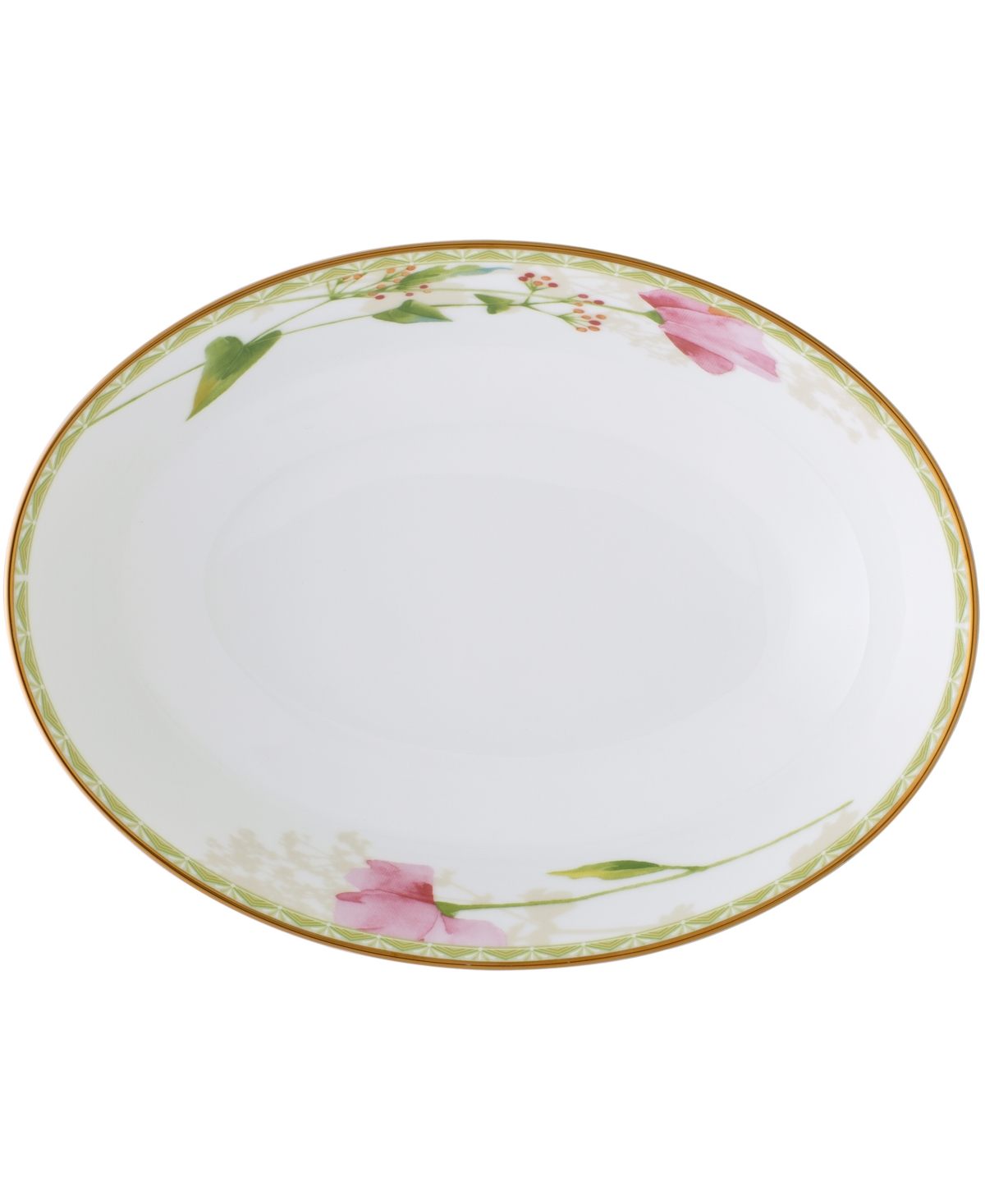 Noritake Poppy Place 32 oz Oval Vegetable Bowl, 9.75"