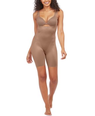 Open-Bust Mid-Thigh Bodysuit 10235R