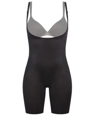Women's Thinstincts 2.0 Open-Bust Mid-Thigh Bodysuit