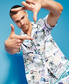 Men's Relaxed-Fit Printed Hawaiian Shirt, Created for Macy's