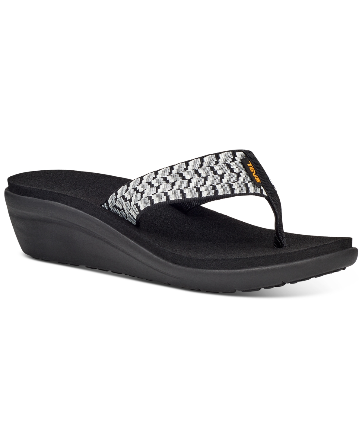 Teva Women's Voya Wedge Sandals Women's Shoes In Paint Tracks Black