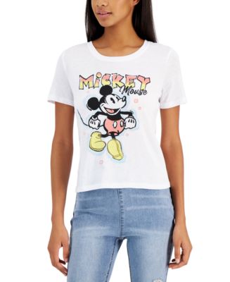 Disney Juniors' Mickey Mouse Graphic T-Shirt - Macy's