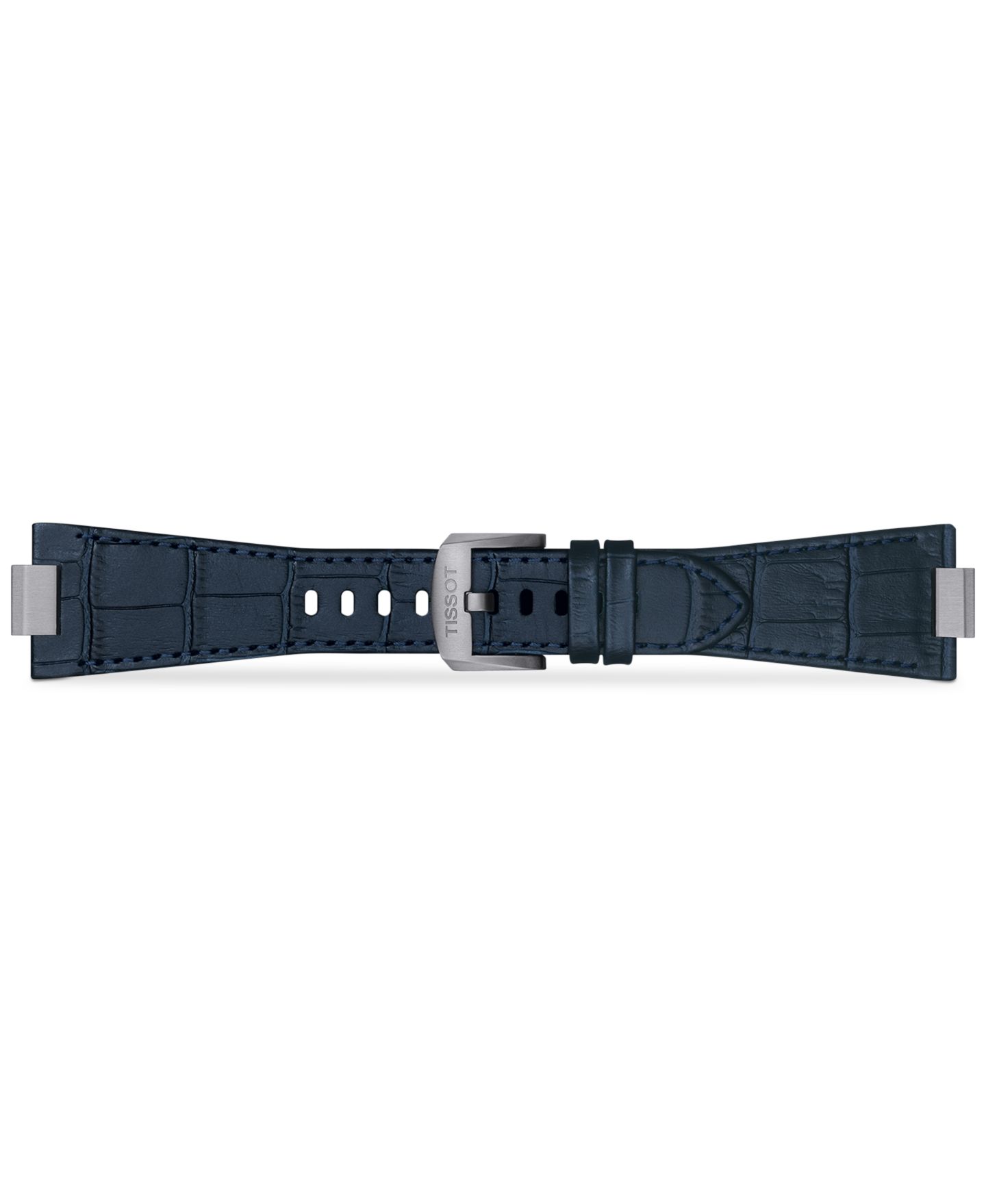 Мужские часы Tissot Swiss Automatic PRX Powermatic 80 Blue Leather Strap Watch 40mm — фото 4