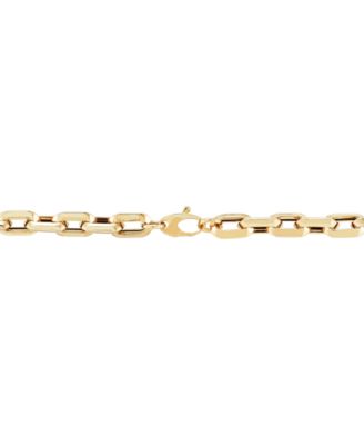 Polished Oval Link 20" Chain Necklace in 10k Gold