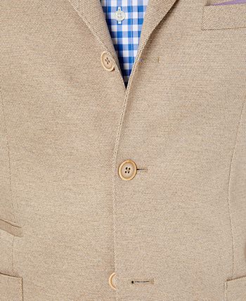 Tallia Men's Slim-Fit Knit Suit Jacket - Macy's