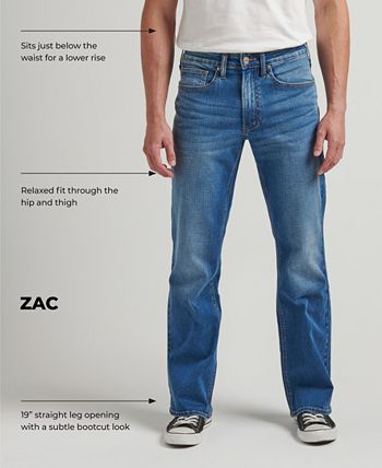Silver Jeans Co. Men's Zac Relaxed Fit Straight Stretch Jeans & Reviews ...