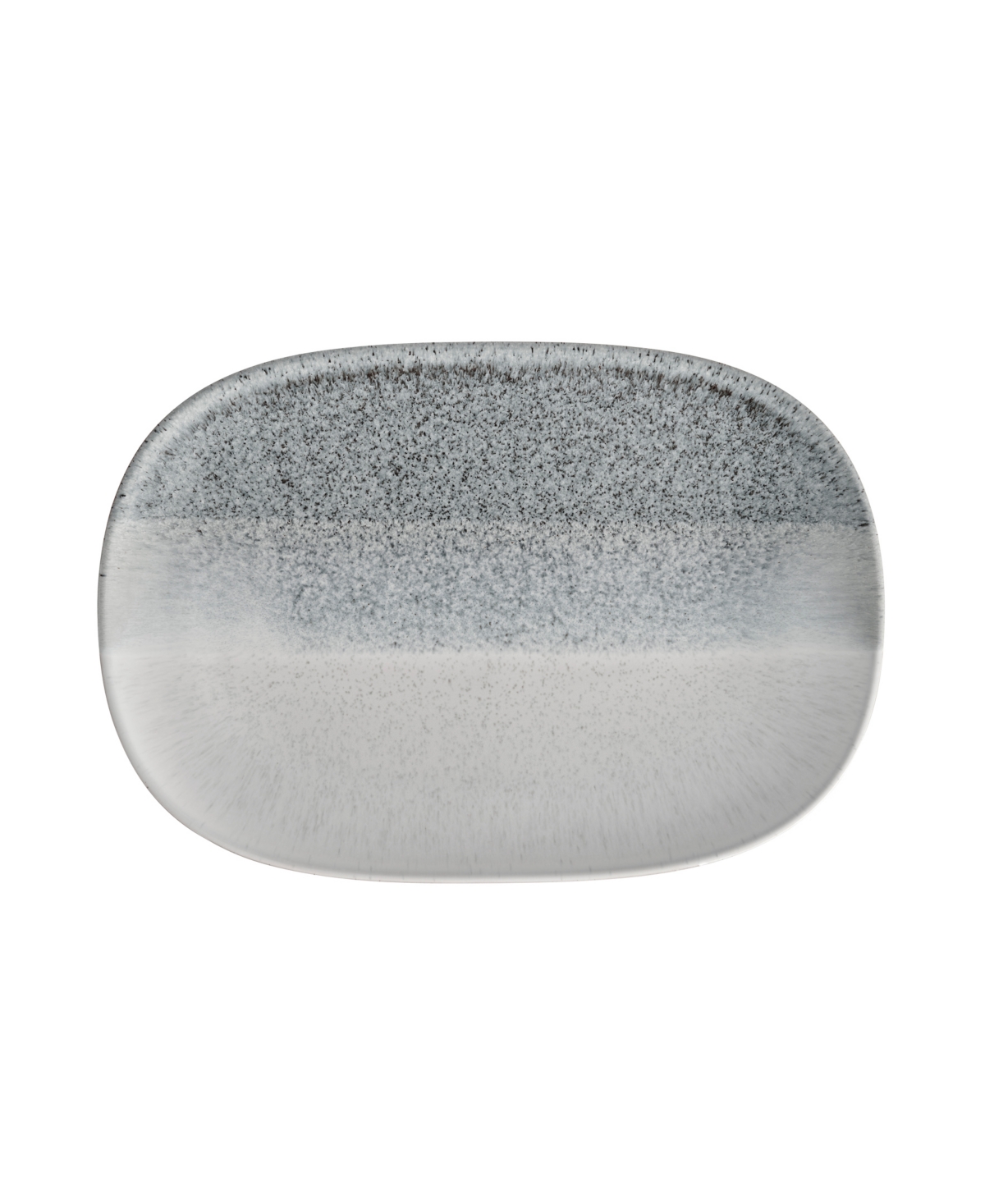 Denby Studio Accent Large Oblong Platter In Light Gray