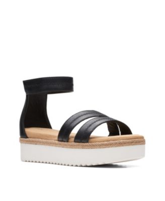 macy's clarks wedge sandals