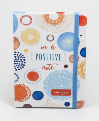 Corso Live Happy Notebook Gratitude Journal, Daily Quote on Mindful Living, Business Notebook, Personal Diary