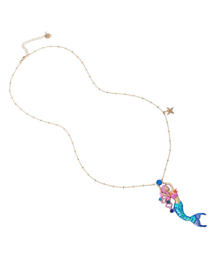 Betsey johnson mermaid outlet necklace
