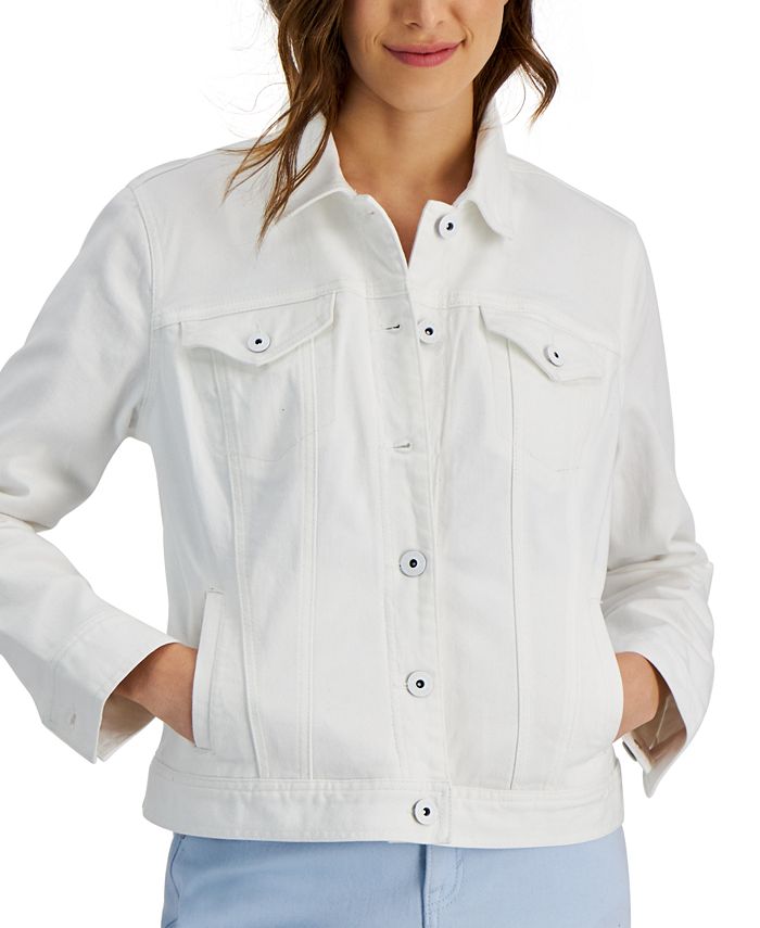 Style & Co Women's Classic Denim Jacket, Created for Macy's Macy's
