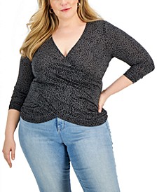Plus Size Side Ruched Top, Created for Macy's