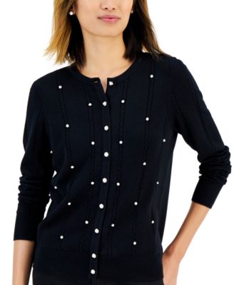 Petite Embellished Cardigan, Created 