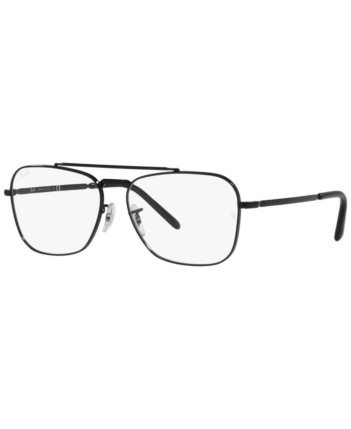 RB3636V New Caravan Unisex Square Eyeglasses - Black