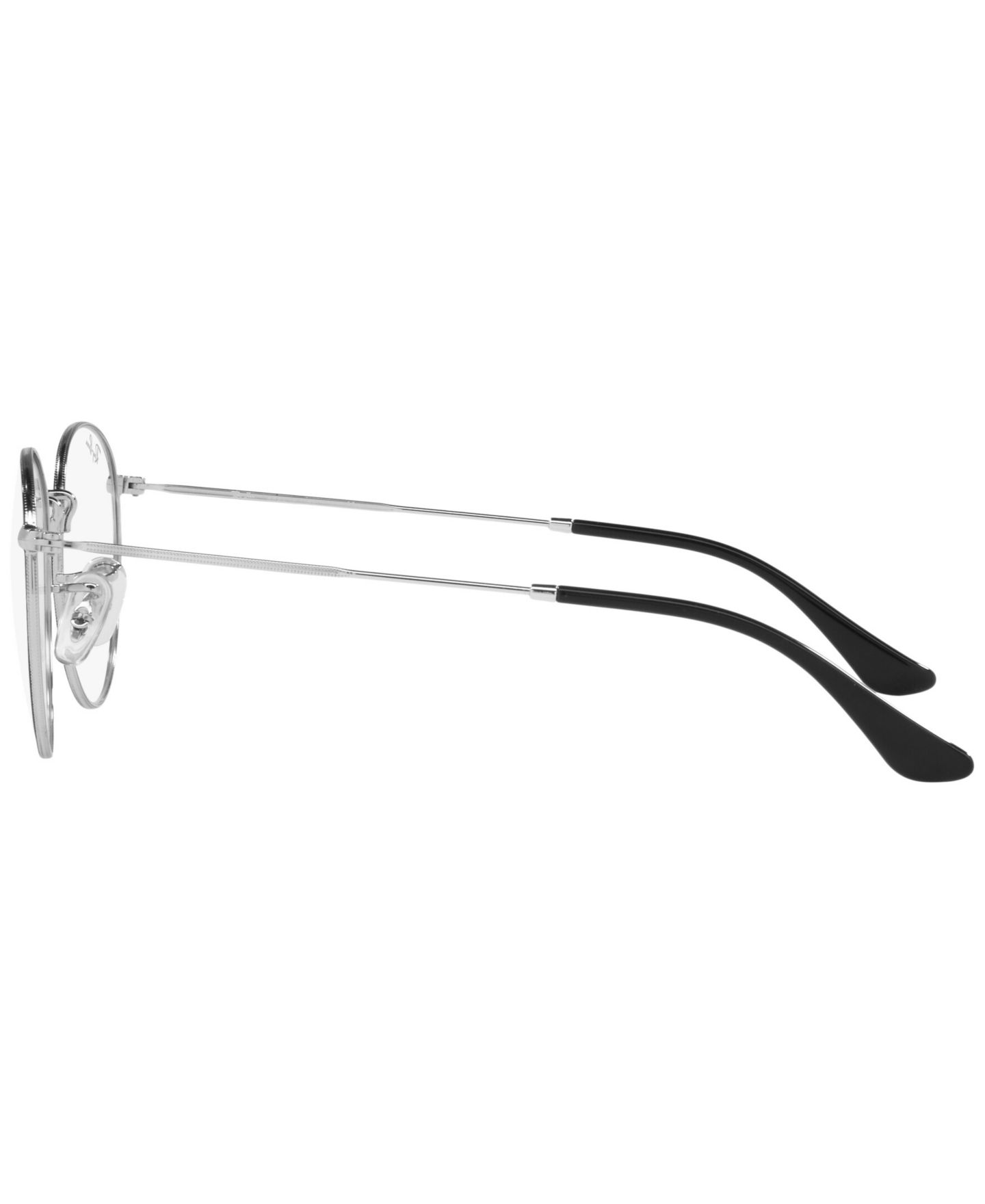 Очки Ray-Ban Unisex Round Metal RB3447V Round Metal Eyeglasses, цвет: Чёрный серебряный — фото 2
